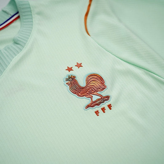 Camiseta de visitante para aficionados de Francia para el Mundial 2026 con estampado de Mbappé 10